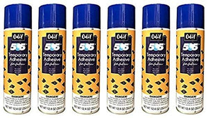 Odif USA 505 Spray and Fix Temporary Fabric Adhesive 12.4oz - Pack of 6