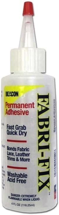 Beacon Fabric FIX Adhesive 4OZ, Clear