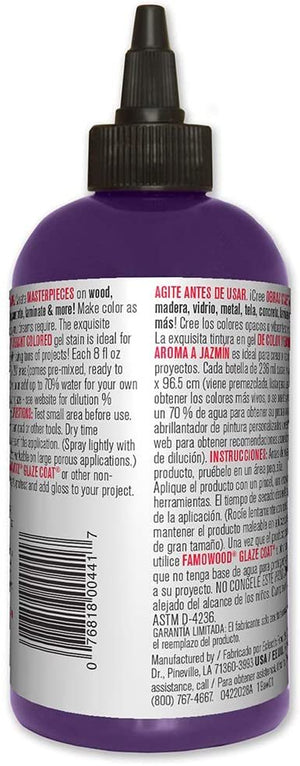 Unicorn SPiT 5771009 Gel Stain and Glaze, Purple Hill Majesty 8.0 FL OZ Bottle