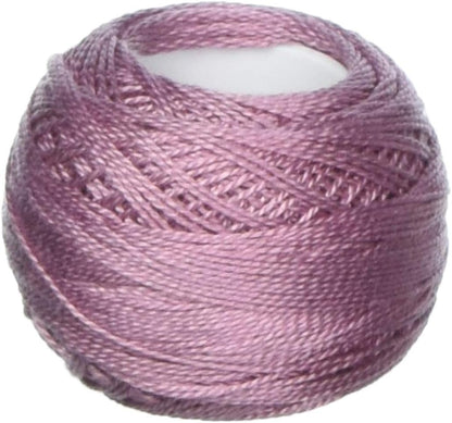 DMC Pearl Cotton Ball Size 8 87yd, Medium Antique Mauve