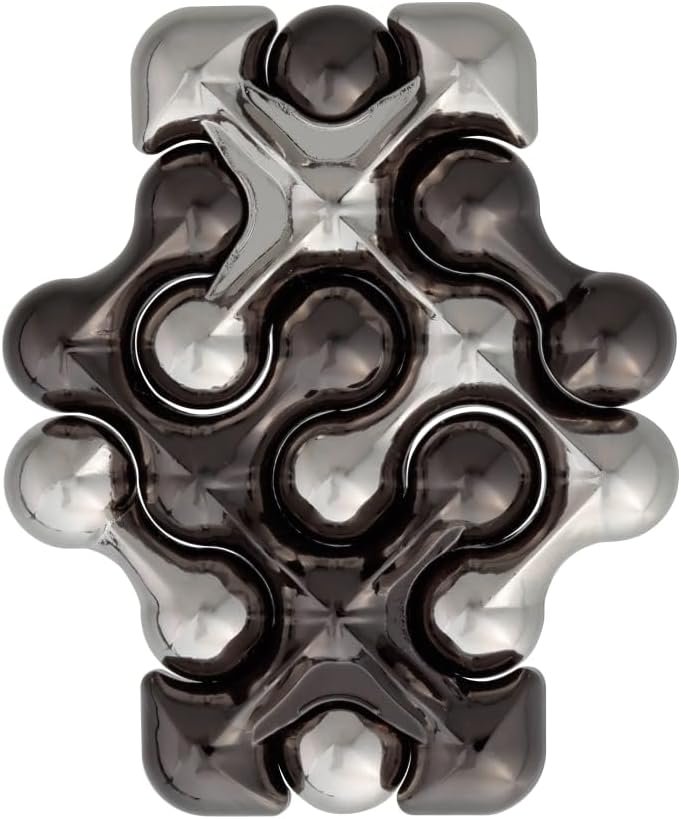BePuzzled |Dot Hanayama Metal Brainteaser Puzzle Mensa Rated Level 2, for Ages 12 and Up