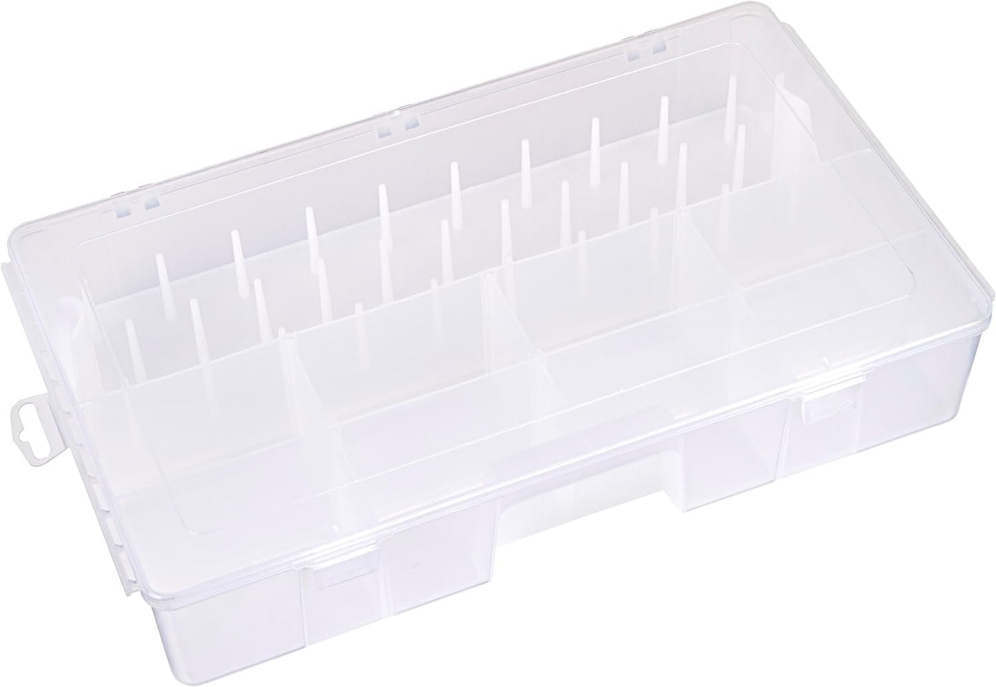 ArtBin 7003AB Sew-Lutions Sewing Supply Storage System with Lift-Out Thread Spool Tray, [1] Plastic Storage Case, Clear