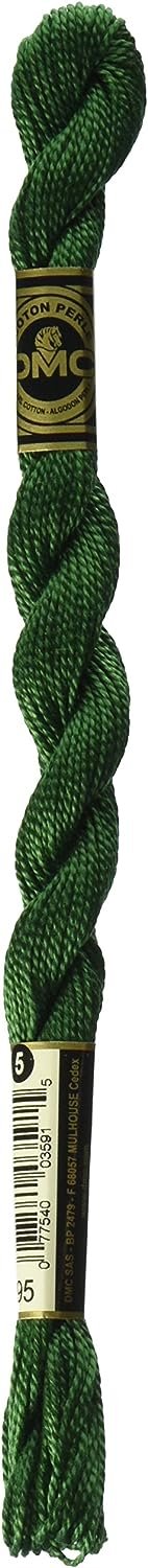 DMC Pearl Cotton Skeins Size 5-27.3 Yds: Very Dark Hunter Green