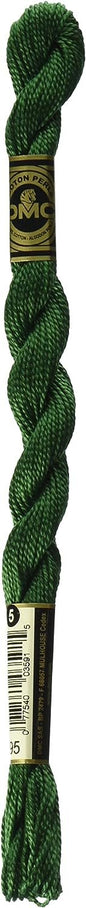 DMC Pearl Cotton Skeins Size 5-27.3 Yds: Very Dark Hunter Green