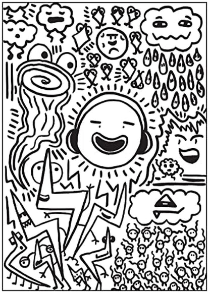 The Official Doodle Boy™ Coloring Book (Dover Design Coloring Books)
