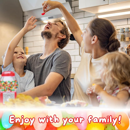 Jelly Belly Buttered Popcorn Jelly Beans (3pack 1.9oz) Mini Gumball Machine for Jelly Belly Dispenser(5"x3.5"x3.5") - Mini Candy Machine for Desk or Countertop