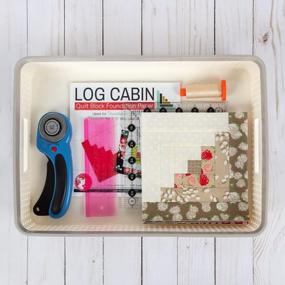 It's Sew Emma Log Cabin Foundation Paper 6 inch