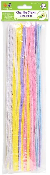 Krafty Kids Multicraft Chenille Stems Pipe Cleaners 12"