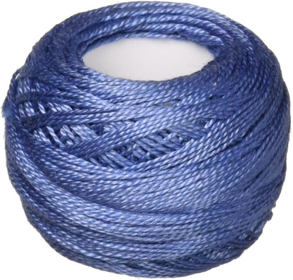 DMC 116 8-322 Pearl Cotton Thread Balls, Dark Baby Blue, Size 8
