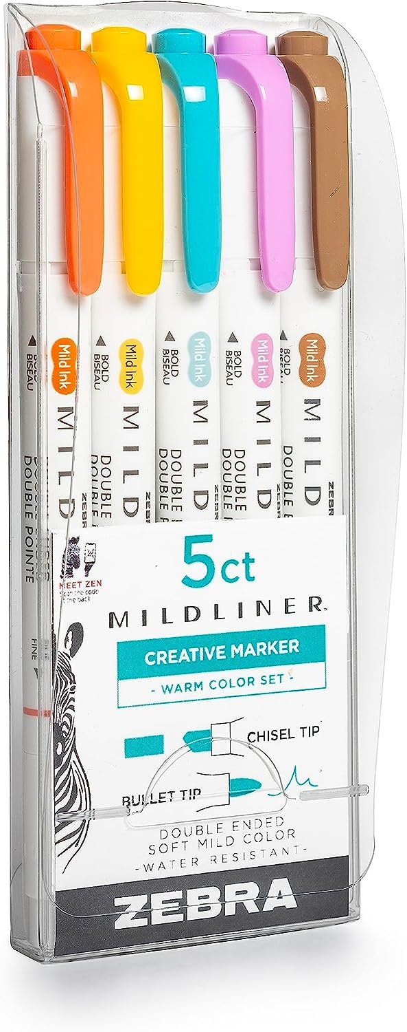 Zebra Pen Mildliner Double Ended Highlighter Set