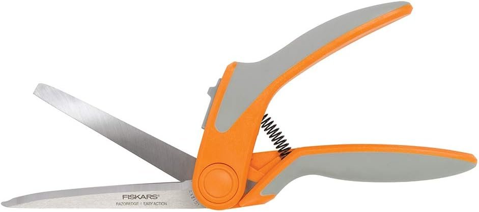 Fiskars RazorEdge Fabric Shears/Seam Ripper for Tabletop Cutting