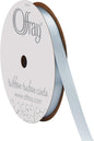 Berwick Offray Offray Singleface Satin 3/8" 20 yd Light Blue Ribbon, 3/8 Inch x 20 Yard