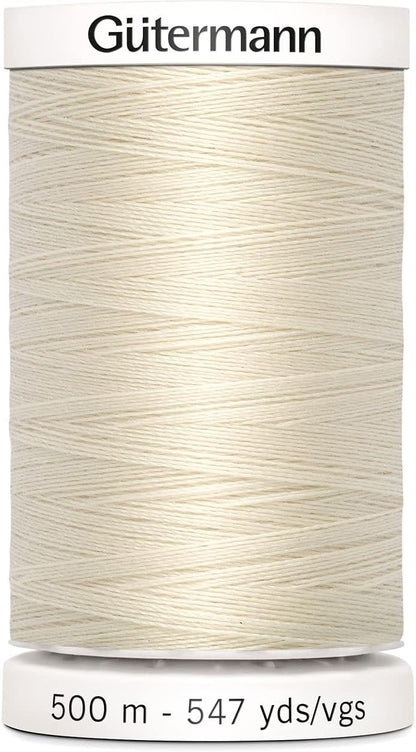 Gutermann Sew-All Thread 547yd, Eggshell