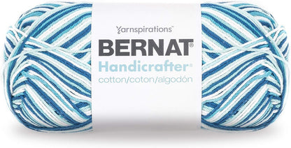 Bernat Handicrafter Cotton Yarn, Gauge 4 Medium Worsted, Hippi