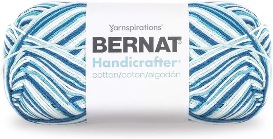 Bernat Handicrafter Cotton Yarn, Gauge 4 Medium Worsted, Hippi