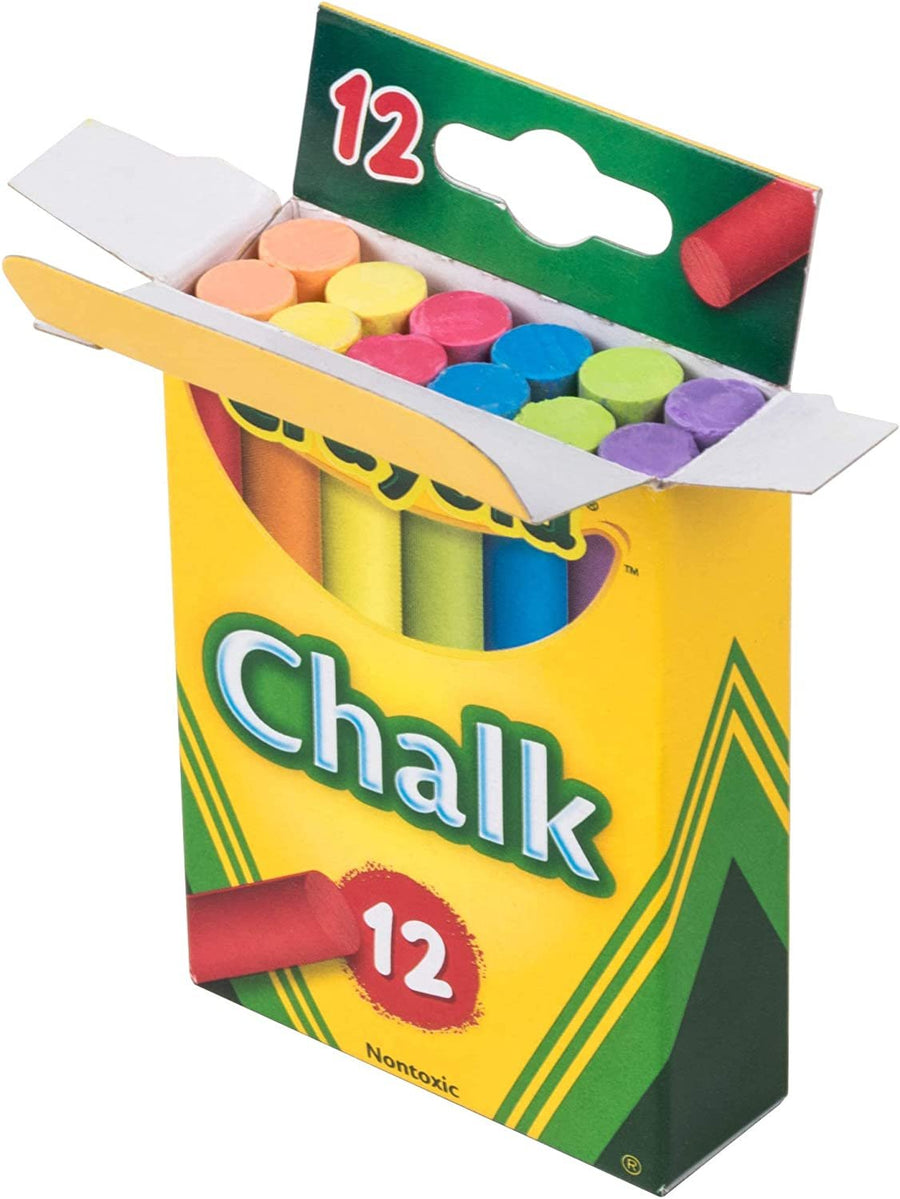 Crayola Colored Chalk Sticks 12 Count - 2 Packs