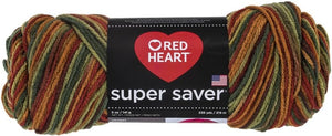 RED HEART E300.0981 Yarn, Print-Fall