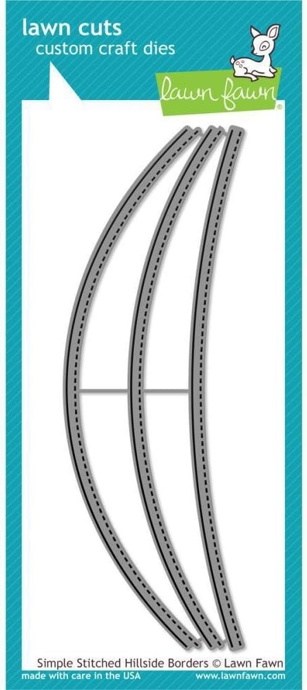 LF1054 Simple Stitched Hillside Border Die Bundles