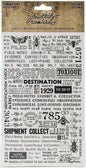 Tim Holtz Idea-ology REMNANT RUBS IDEA-OL 2 SHEETS, Specimen