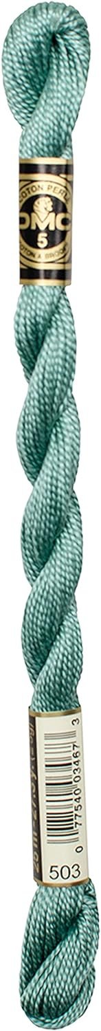 DMC Sz 3 Skein-16.4 yds/Md Blue Green/503