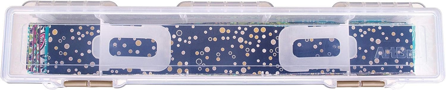 ArtBin 6999AB Fabric Strip Case - Crafts, Quiliting & Sewing Organizer, [1] Plastic Storage Case, Translucent