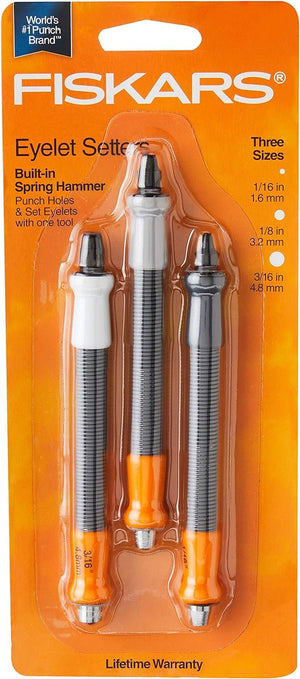 Fiskars Eyelet Setters, 3 Piece Set (12-31337097)