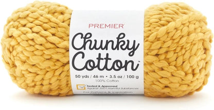 Premier Chunky Cotton, 100% Cotton, Super Bulky, Macrame, Home Decor, Machine Washable