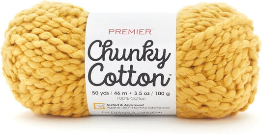 Premier Chunky Cotton, 100% Cotton, Super Bulky, Macrame, Home Decor, Machine Washable