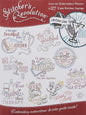 Stitcher's Revolution Cute Kitchen Sayings Iron-On Transfer Patterns for Embroidery, red