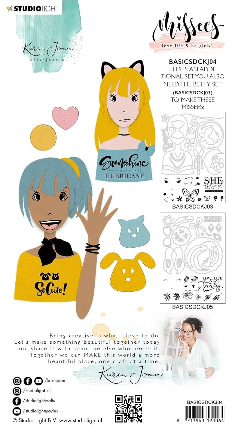 Studio Light Stamp & DIE Set, NR. 04, Tasha