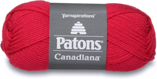 Patons Canadiana Yarn, Raspberry