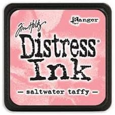 Mini Distress Ink Pads- Bundle of 8 Tim Holtz Saltwater Taffy, Speckled Egg, Crackling Campfire, Rustic Wilderness, Kitsch Flamingo, Salvaged Patina, Prize Ribbon, Villainous Potion Tim Holtz Ranger