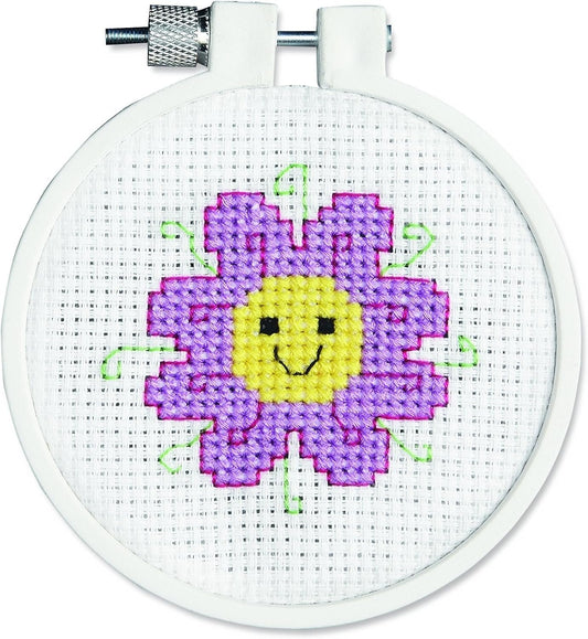 Janlynn Counted Cross Stitch Kit - 3" Round
