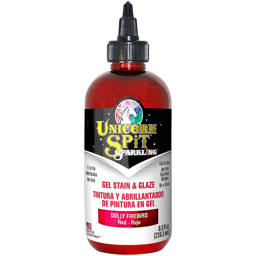 Unicorn Spit Sparkling Wood Stain & Glaze, 8oz. (6 Colors)