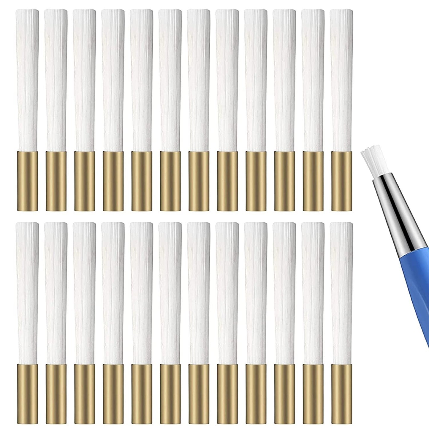 PIXISS Fiberglass Scratch Brush Refills - 24 Pack