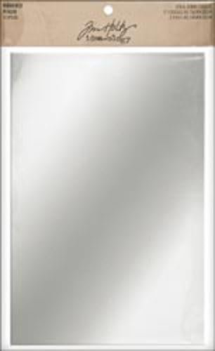 Tim Holtz Idea-ology TH93029 Mirrored Sheets, 2 Sheets, 6 x 9 Inches, Polystyrene