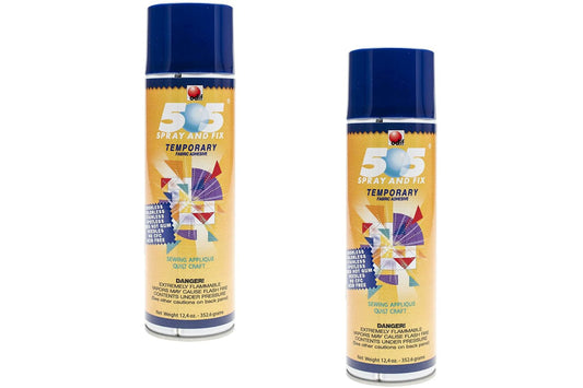 505 Spray & Fix Temporary Fabric Adhesive 2 Pack