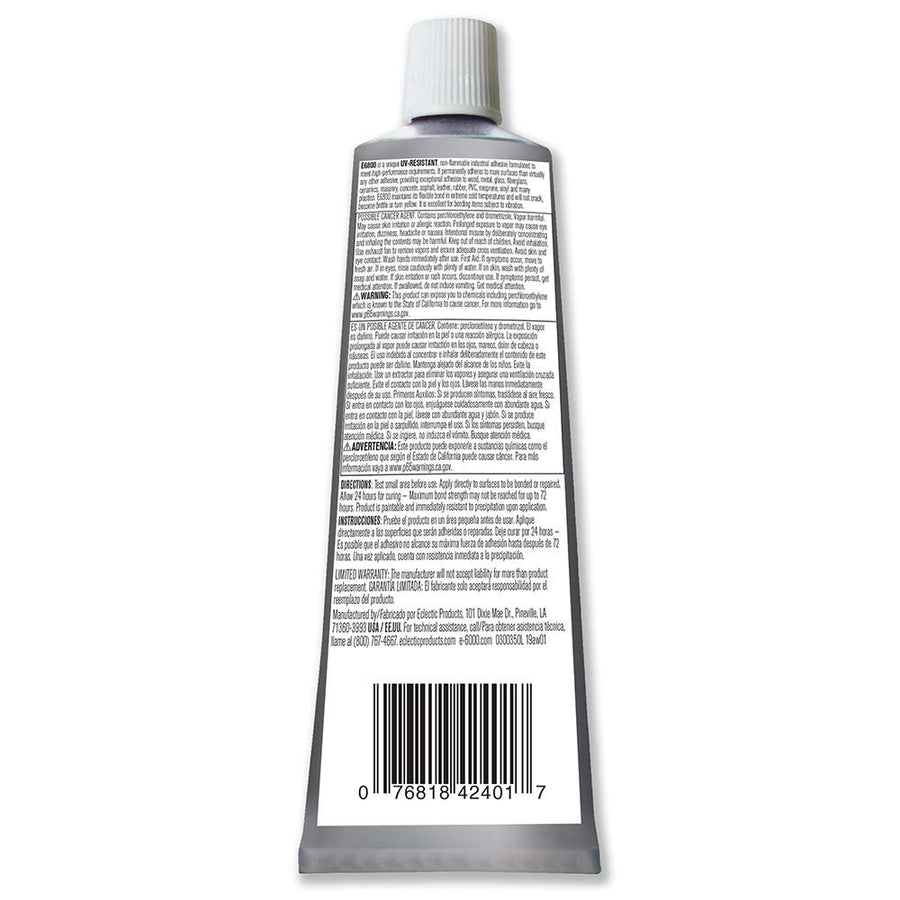 UV6800 260011 Industrial Adhesive, 3.7 fl oz Clear