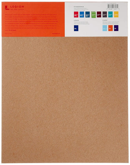 Legion Paper L21YUP197WH1114 Tape Binding Watercolor Pad, Acid-Free, Waterproof, 11" x 14" Size, Polypropylene, White