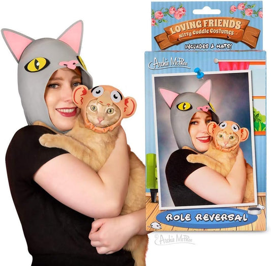 Archie McPhee Loving Friends Kitty Cuddle Costumes, Role Reversal
