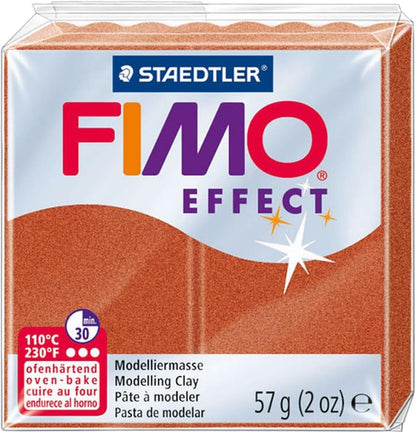 FIMO Effect Polymer Oven Modelling Clay - 57g - Set of 5 - Metallic Finish