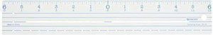 Westcott Plastic Ruler 12"-Zero Centering