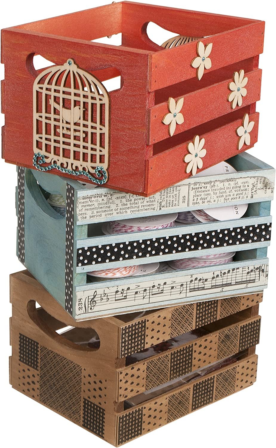 Walnut Hollow 23873 6.5 by 5.3 by 4.25-Inch Crate, Mini