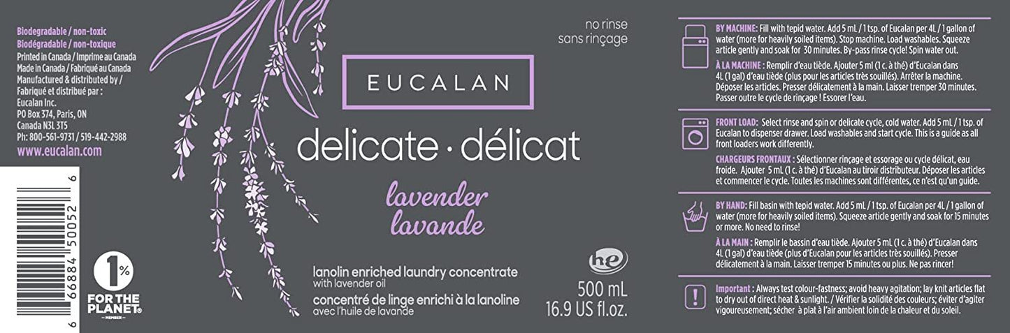 Eucalan Fine Fabric Wash (16.9 Ounce) - in your choice of scent