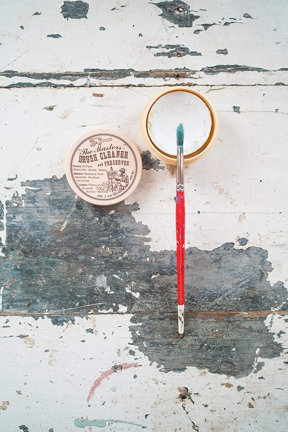 General 105-BP Pencil Masters Brush Cleaner & Preserver, 1 Pack, Clear