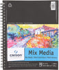 Canson Artist Series Mixed Media Paper, Wirebound Pad, 9x12 inches, 30 Sheets (138lb/224g) - Artist Paper for Adults and Students - Watercolor, Gouache, Graphite, Ink, Pencil, Marker
