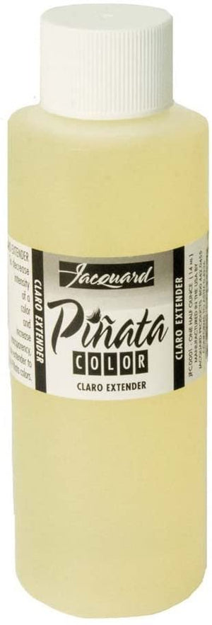 Pinata Alcohol Ink Claro Extender by Jacquard, Extend The Drying and Working Time of Jacquard Pinata Alcohol Inks (Sold Separately), 4 Fluid Ounces