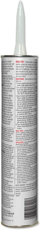 Amazing GOOP 172012 Eclectic Marine Adhesive, 10.2 Oz, Tube, Liquid, 1-Pack