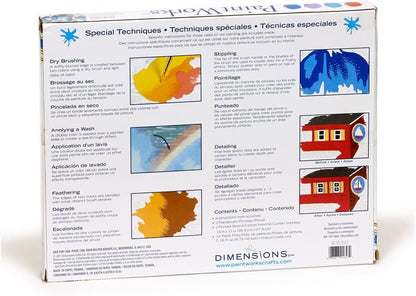 Dimensions Blue Poppies Paint by Numbers for Adults, 14'' W x 11'' L