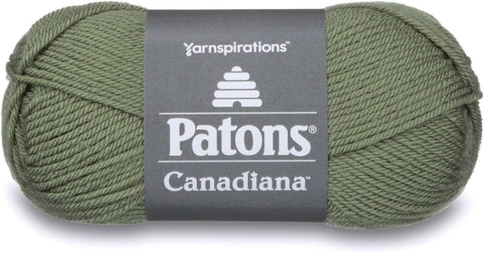 Patons Canadiana Yarn, Medium Green Tea